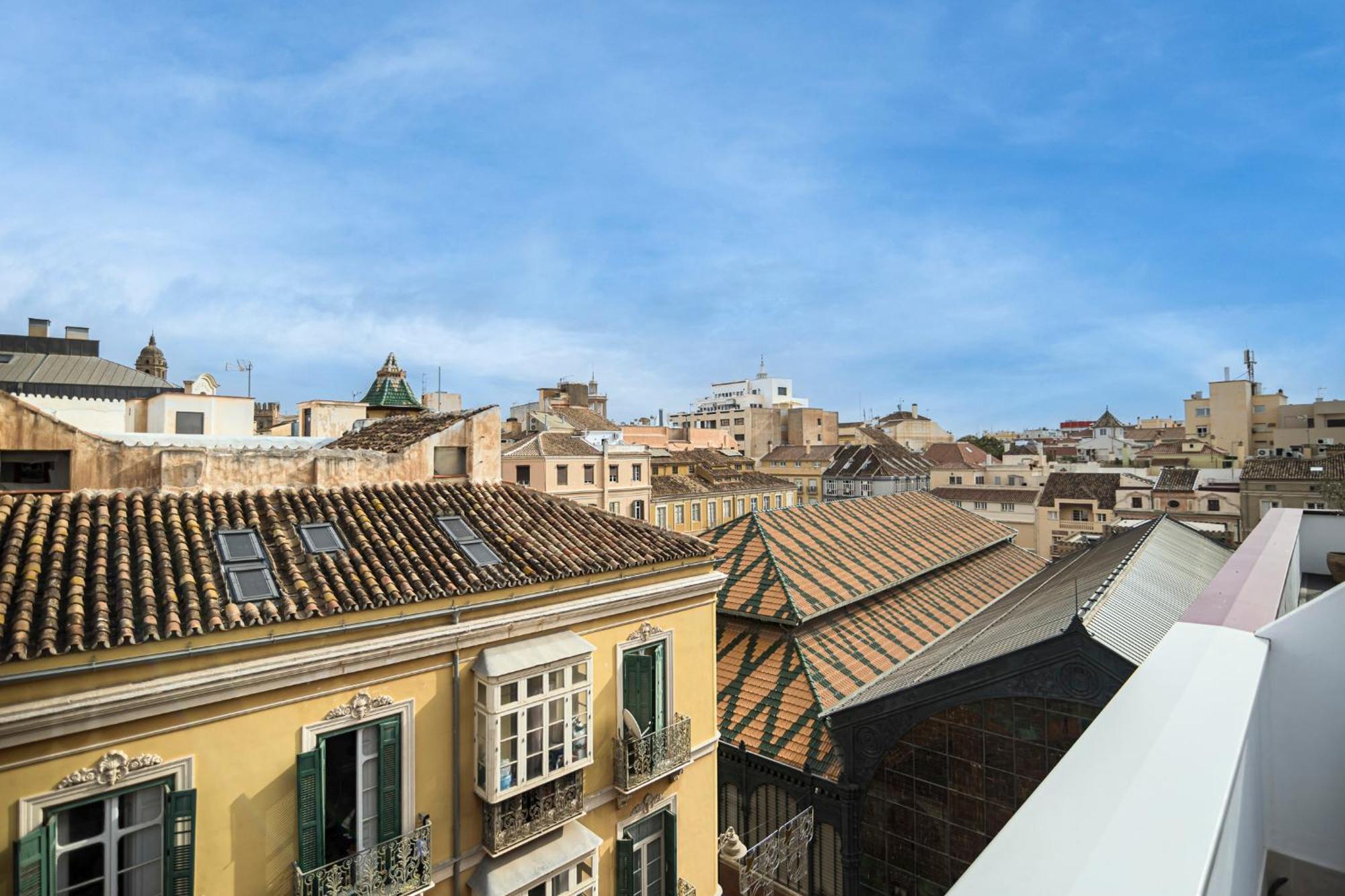 Atarazanas Suite, Atico Con Terraza 말라가 외부 사진