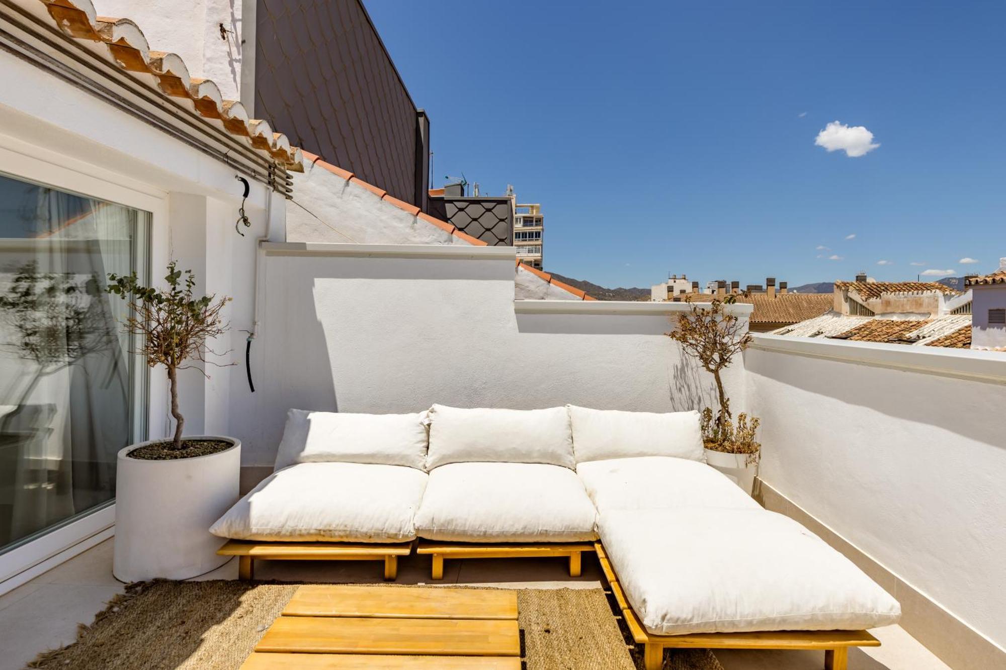 Atarazanas Suite, Atico Con Terraza 말라가 외부 사진