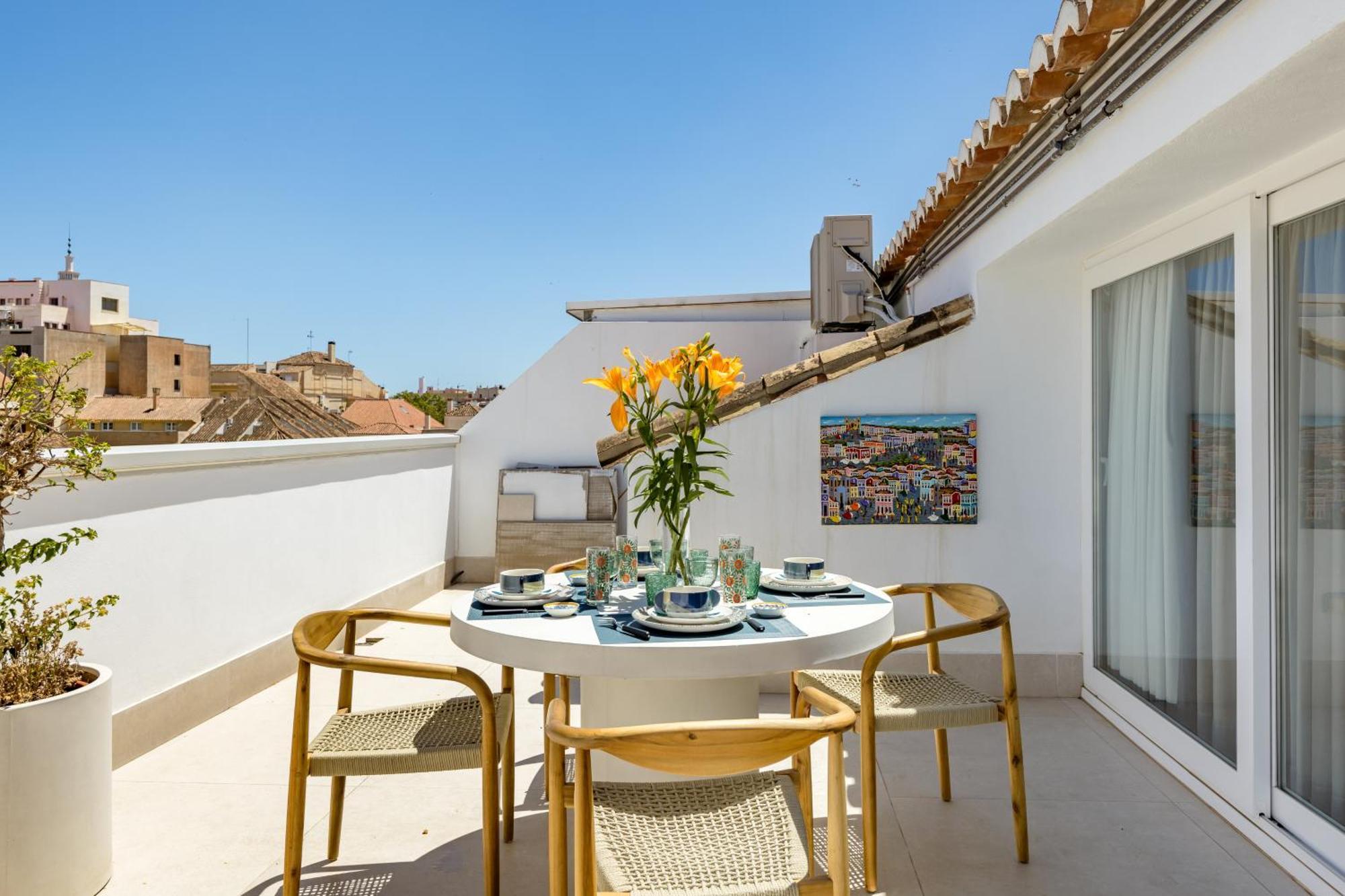 Atarazanas Suite, Atico Con Terraza 말라가 외부 사진